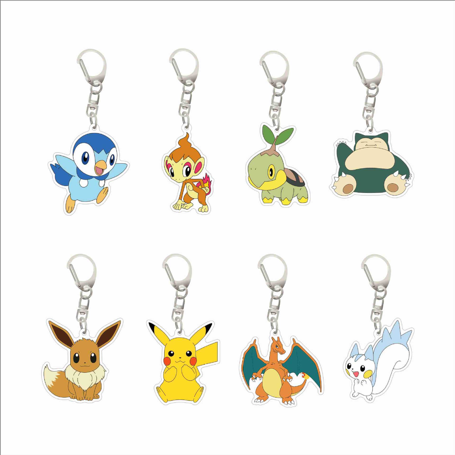 pokemon anime keychain