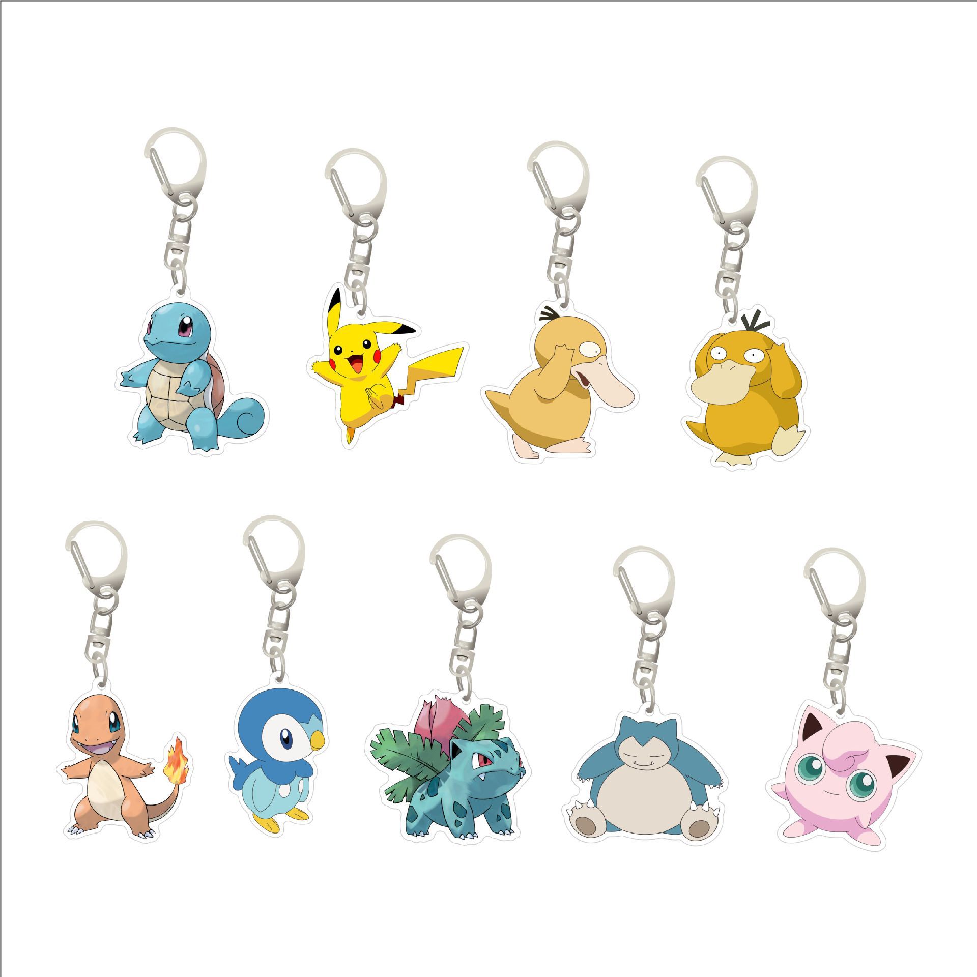 pokemon anime keychain