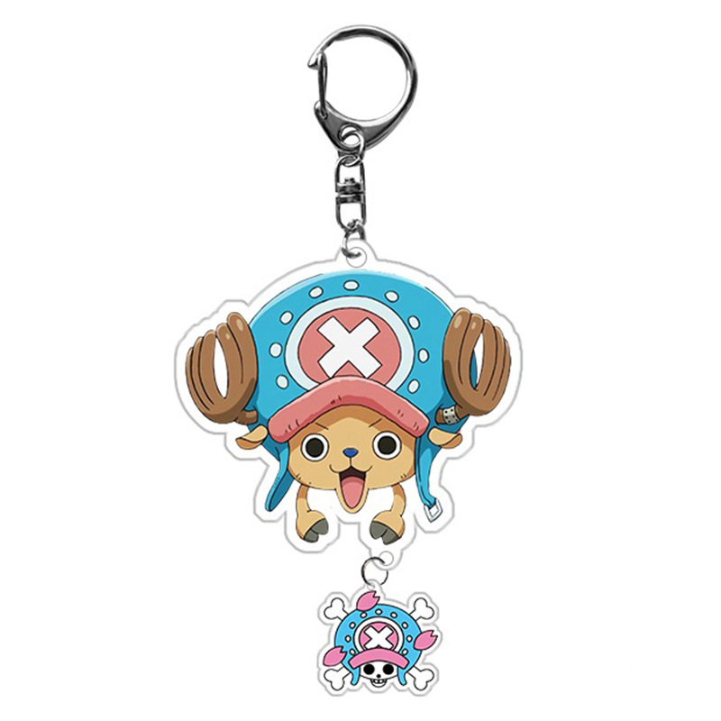 one piece anime keychain