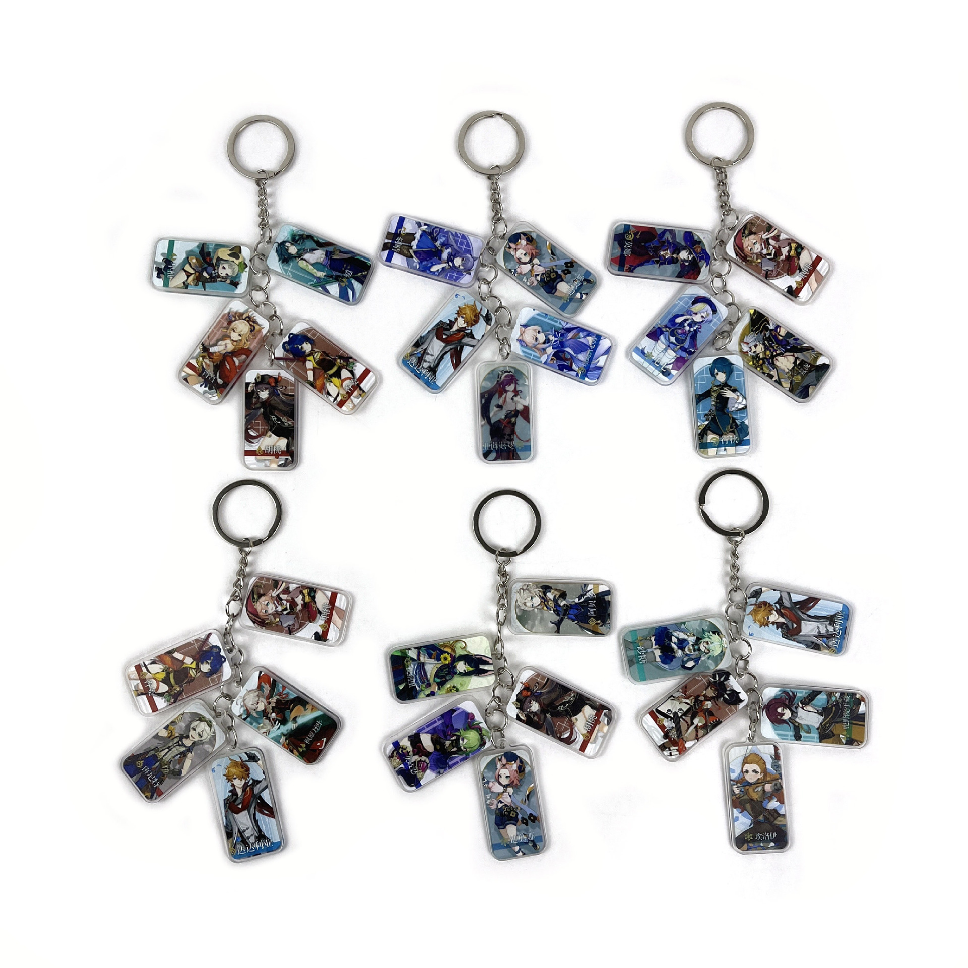 Genshin Impact Noelle anime keychain