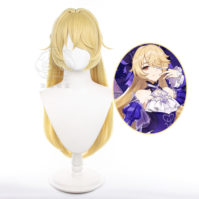 Genshin Impact Noelle anime wig