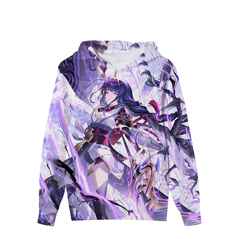 Genshin Impact Noelle anime hoodie