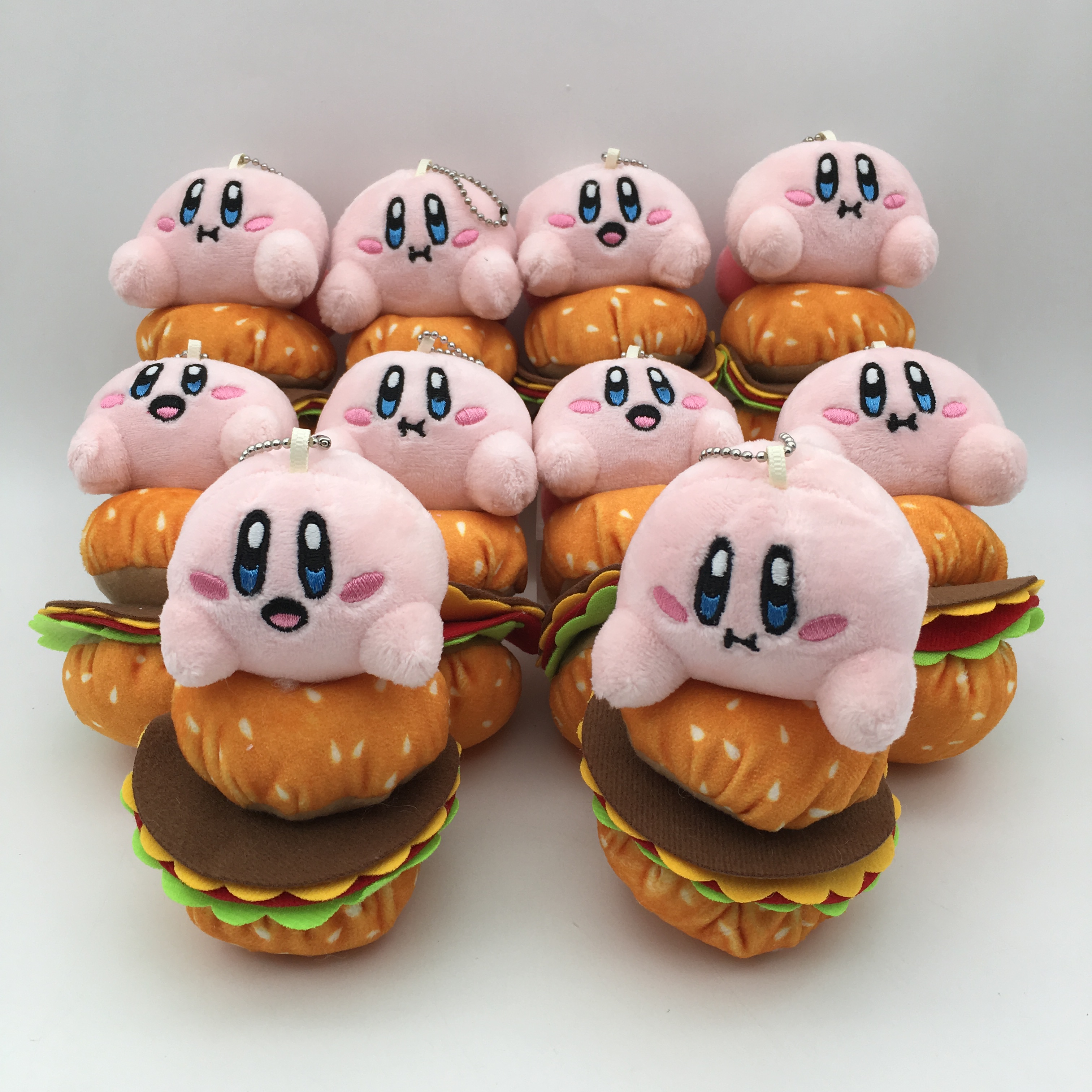 Kirby anime plush Toy，price for a set ofr 10 pcs ,12cm