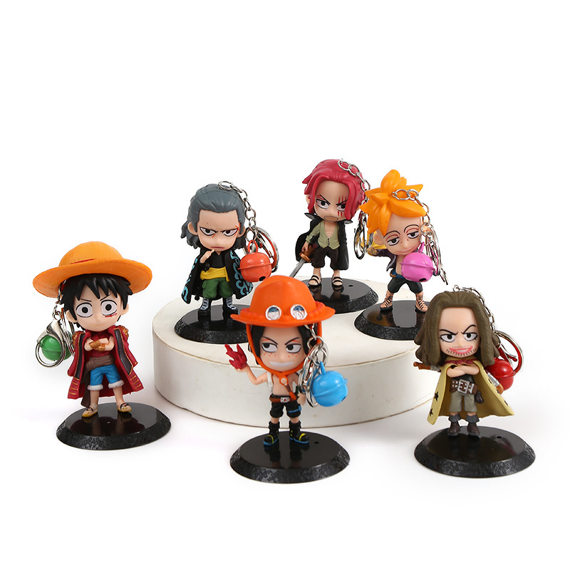 One piece anime Keychain price for a set 9.5cm