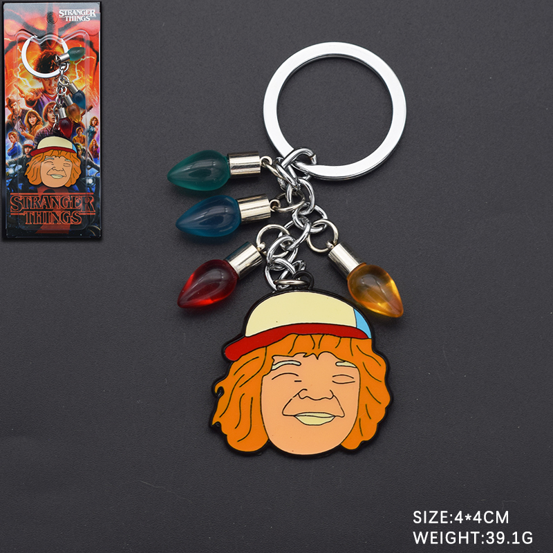 Stranger Things anime keychain