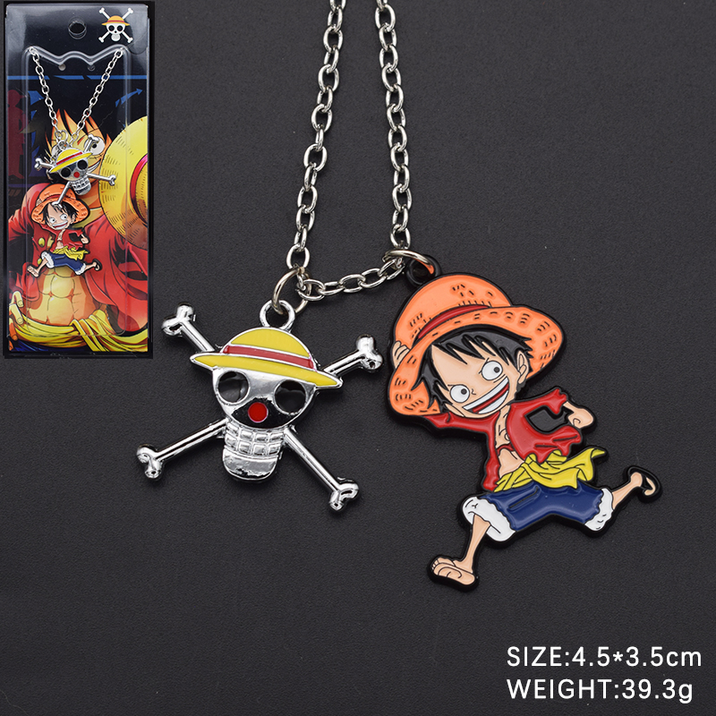 One piece anime necklace 4.5*3.5cm