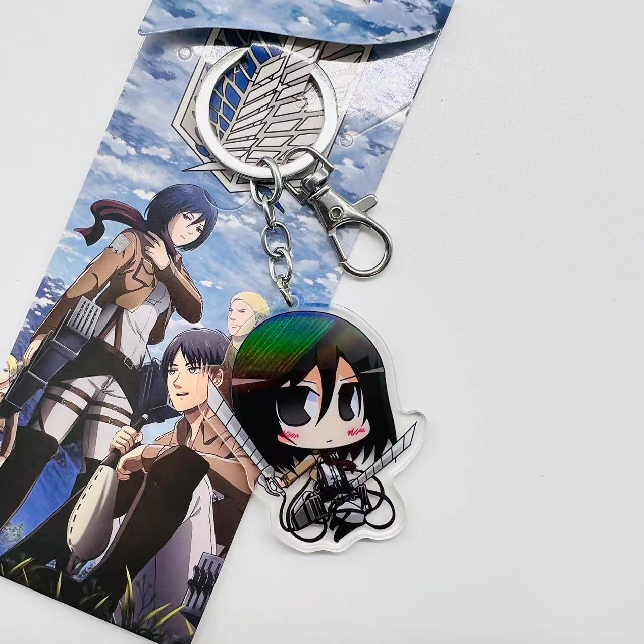 Attack on Titan anime keychain