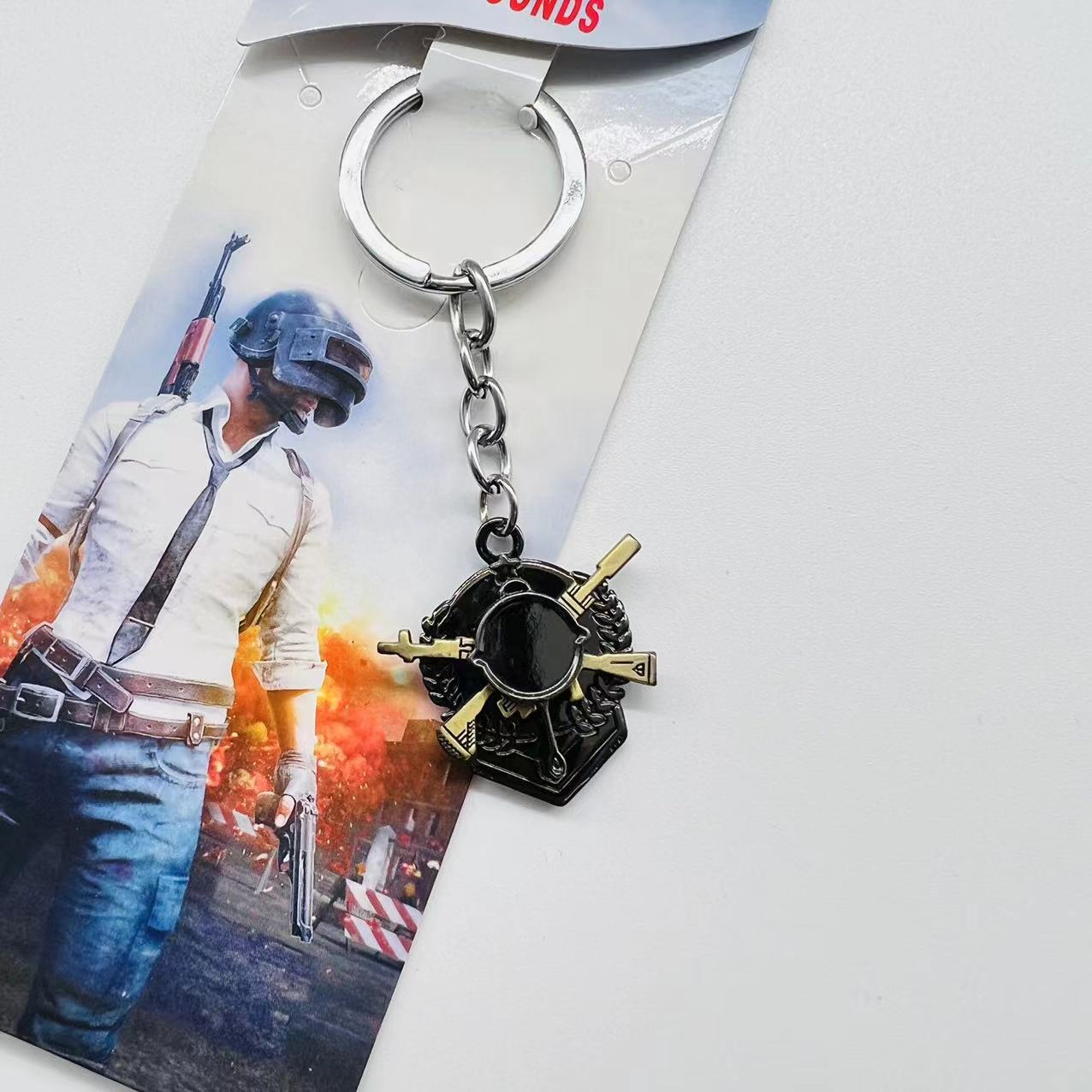 Battlegrounds anime keychain