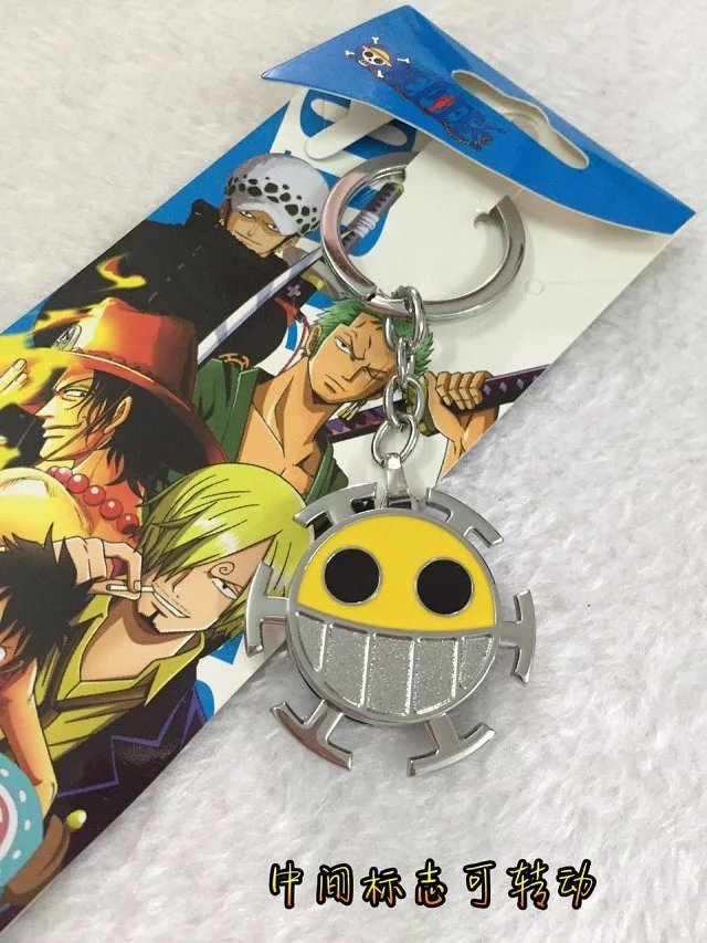 One piece anime keychain