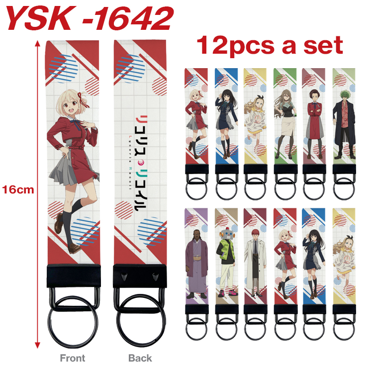 Lycoris Recoil anime keychain 12 pcs a set