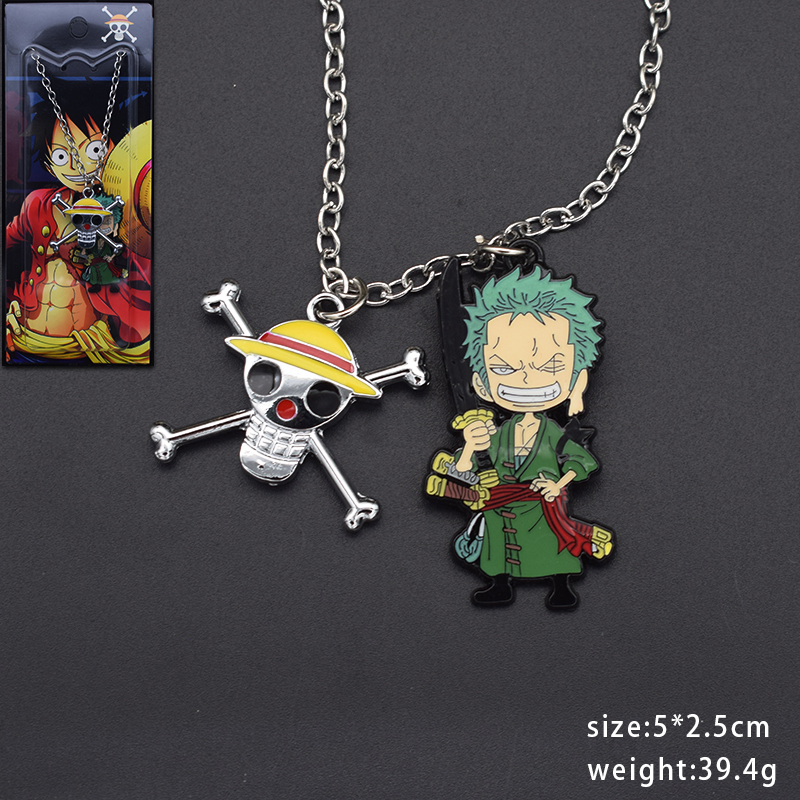 One piece anime keychain