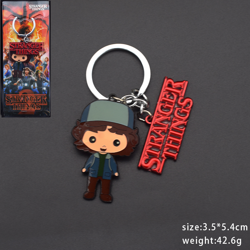 Stranger Things anime keychain