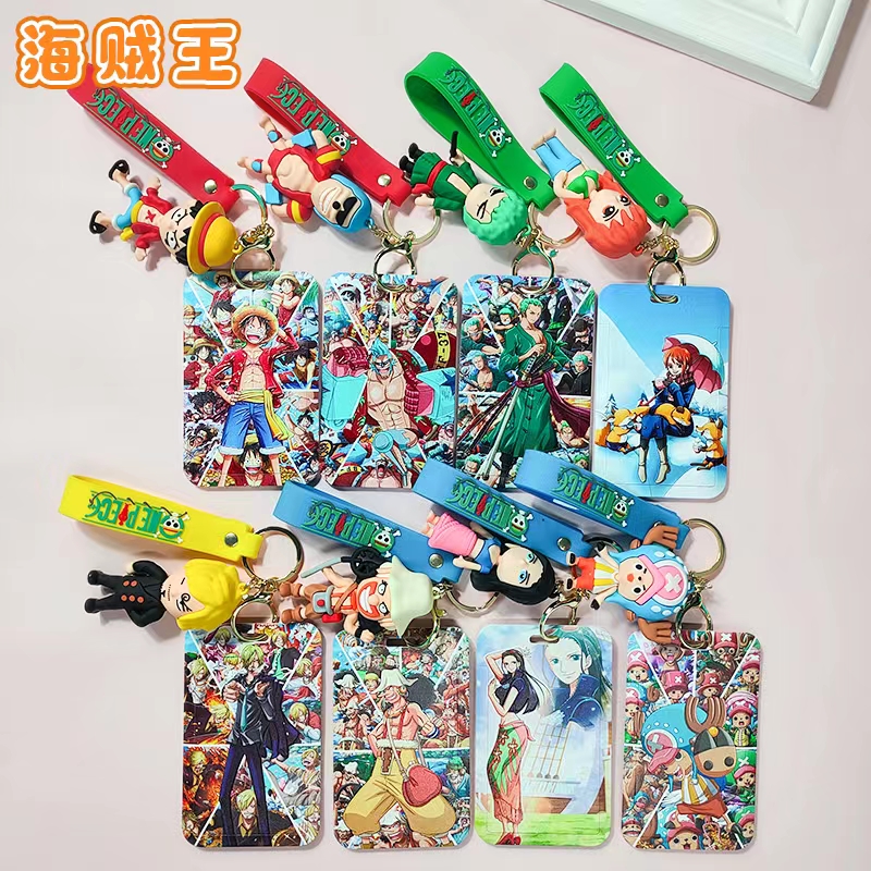 one piece anime card holder figure keychain price for 1 pcs