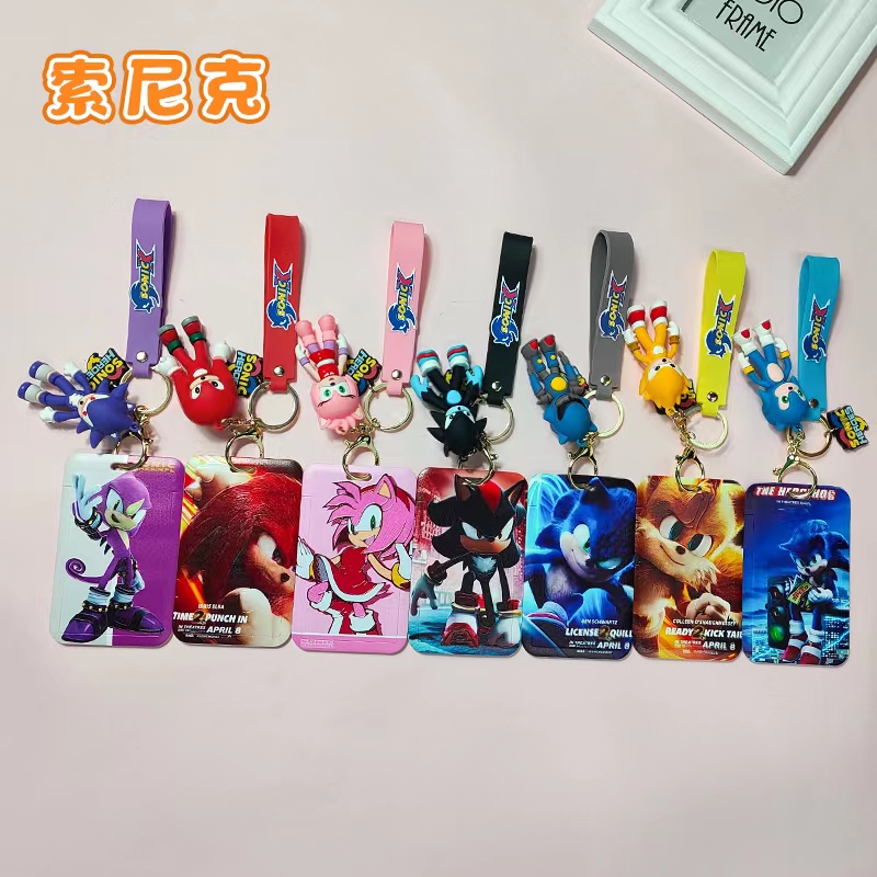 sonic anime card holder figure keychain price for 1 pcs