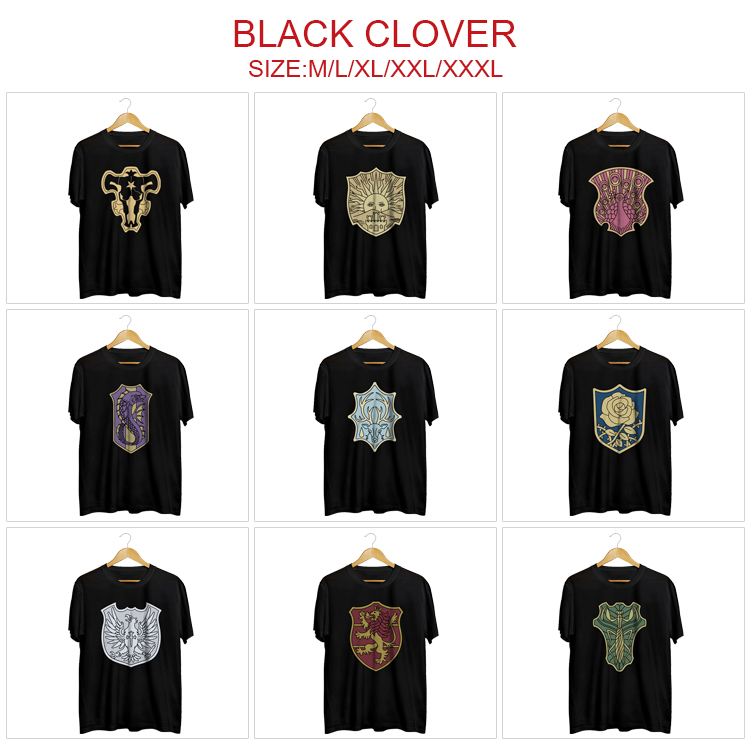 Black Clover anime T-shirt