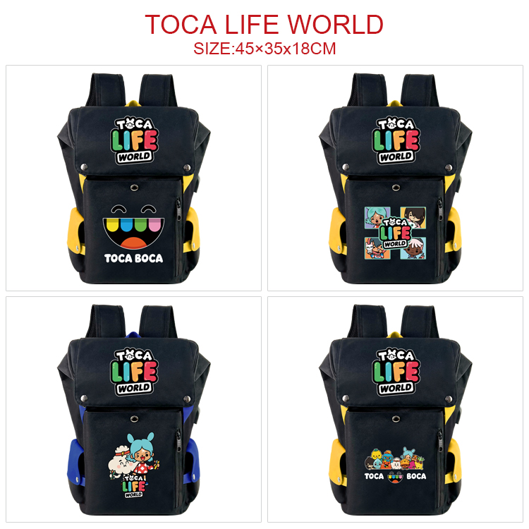 Toca life world anime bag 44*35*18cm