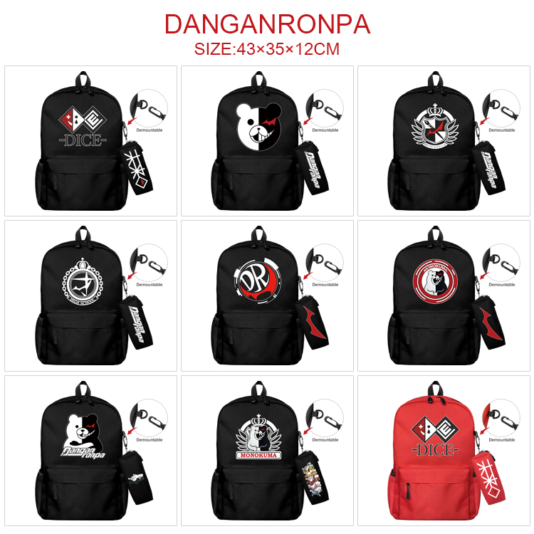 Danganronpa anime bag+Small pencil case set