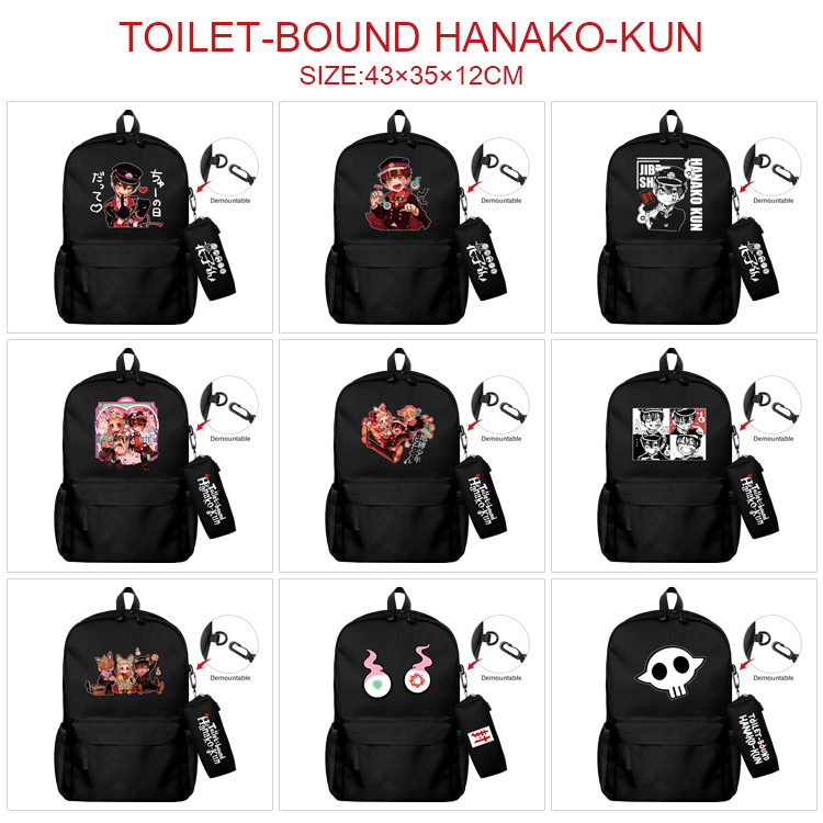 Toilet-bound hanako-kun anime bag+Small pencil case set
