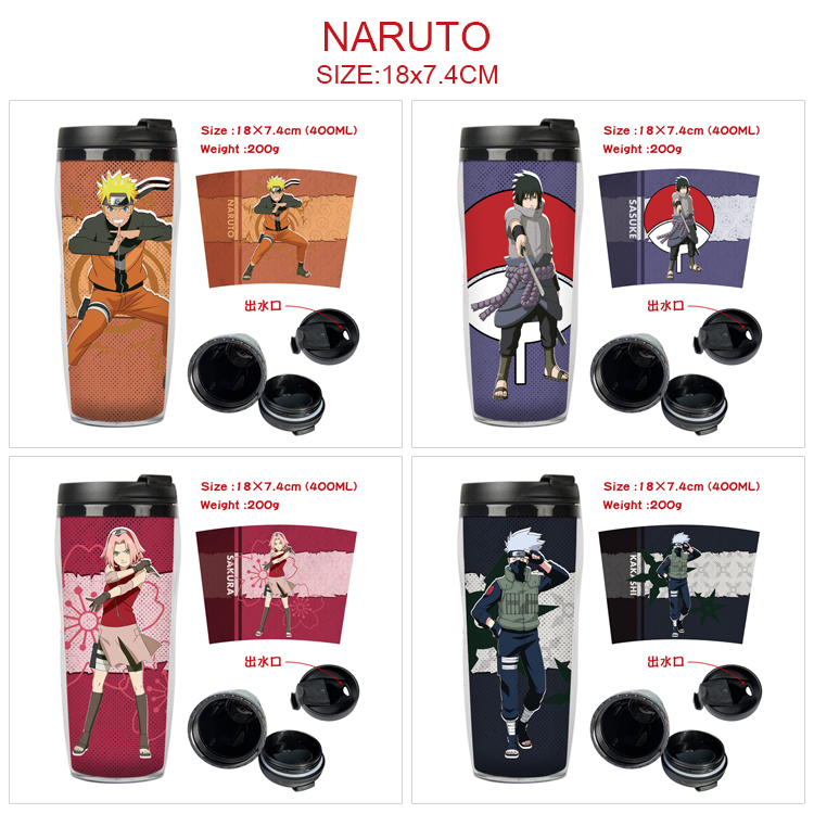 Naruto anime Starbucks cup