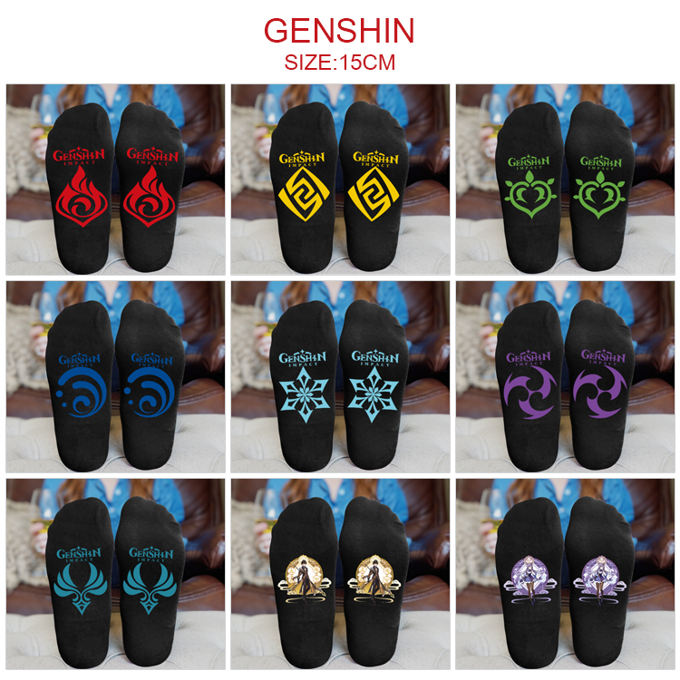 Genshin Impact anime socks