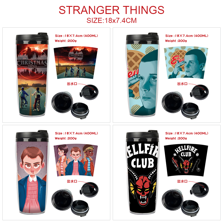 Stranger Things anime Starbucks cup