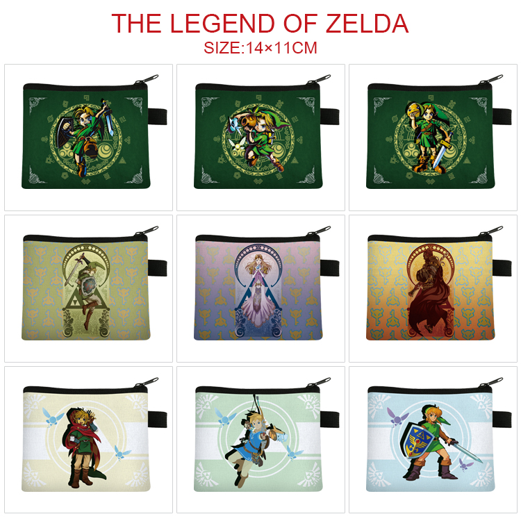 The Legend of Zelda anime wallet Price for 5pcs
