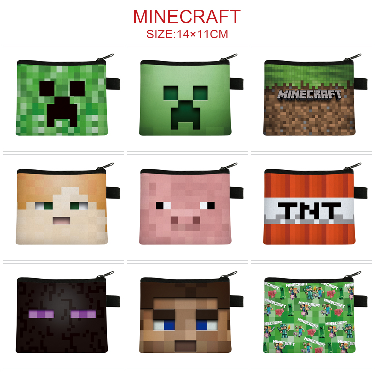 Minecraft anime wallet Price for 5pcs