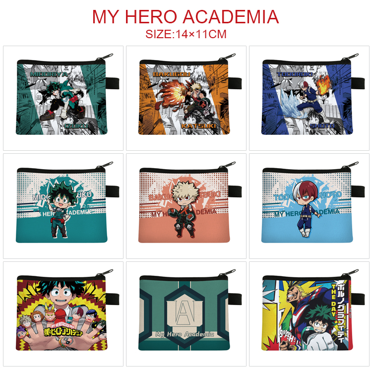 My Hero Academia anime wallet Price for 5pcs