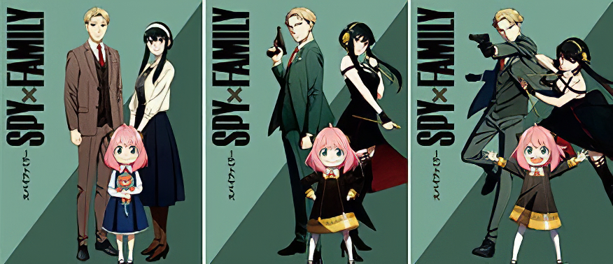 SPY×FAMILY anime 3d poster