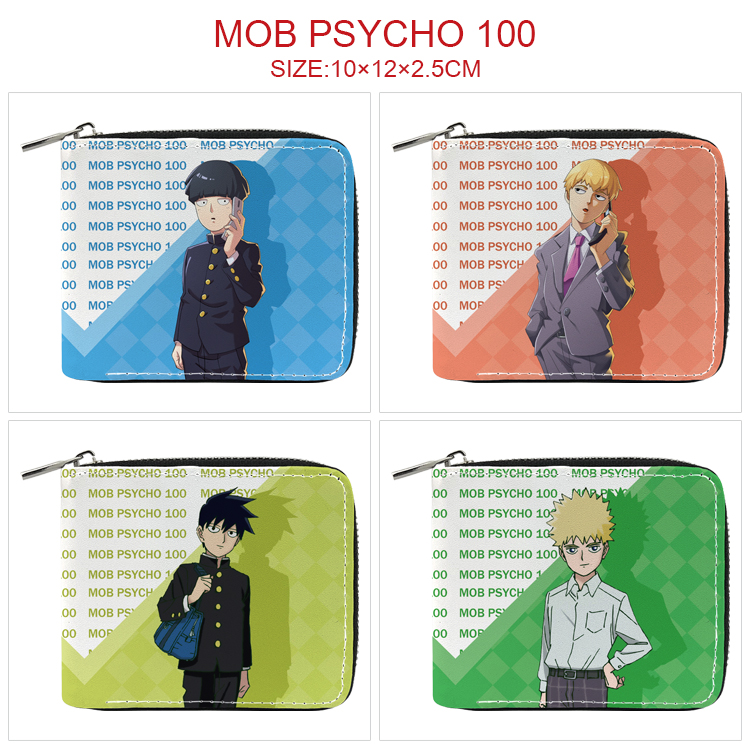 Mob Psycho 100 anime wallet 10*12*2.5cm