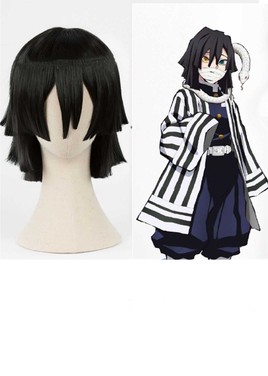 demon slayer kimets anime wig