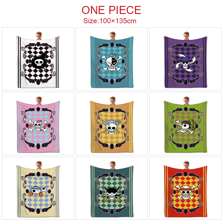 One piece anime blanket 100*135cm