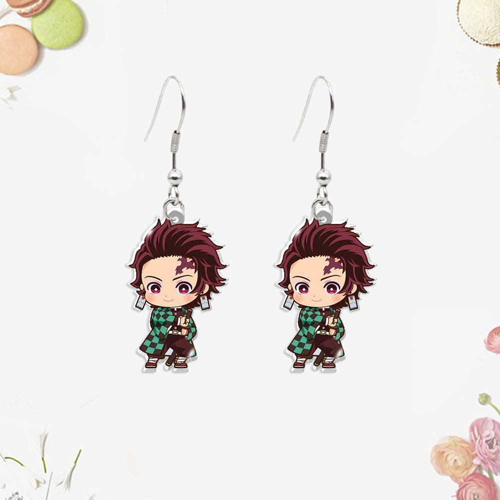 demon slayer kimets anime Earrings 3-3.5cm