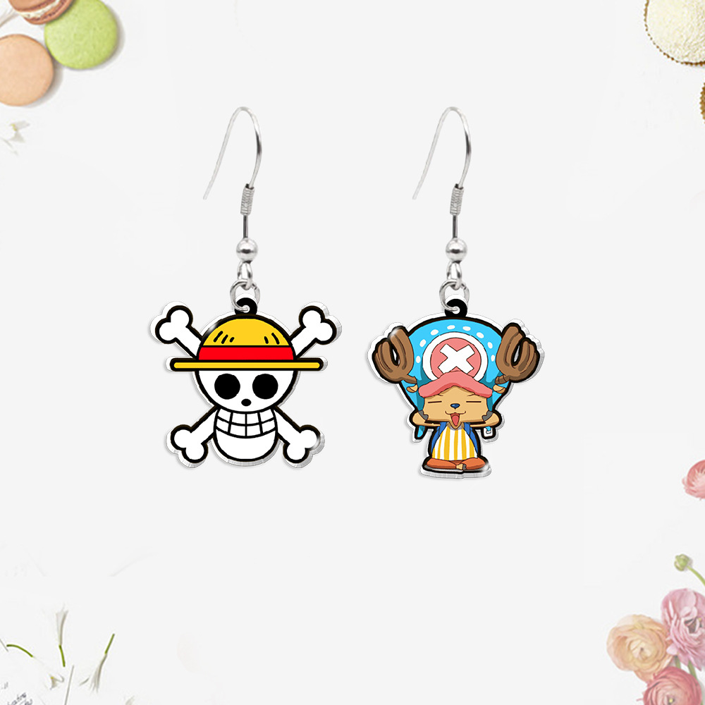 One piece anime Earrings 3-3.5cm