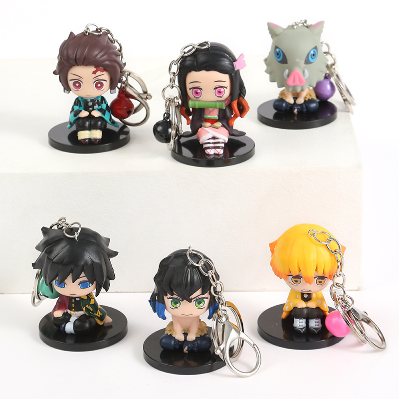 demon slayer kimets anime Keychain price for a set 6cm