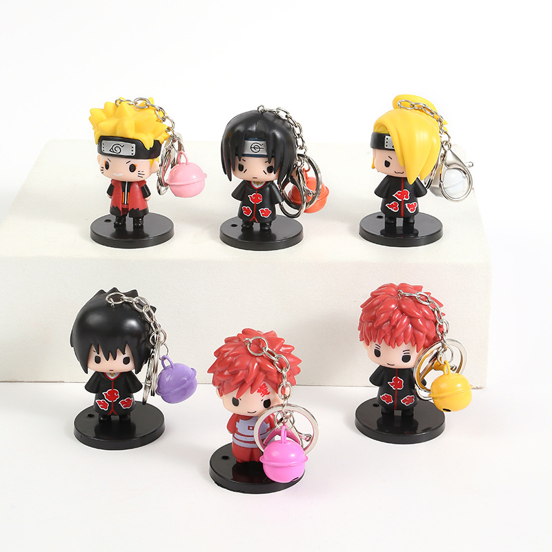 Naruto anime Keychain price for a set 6.5cm