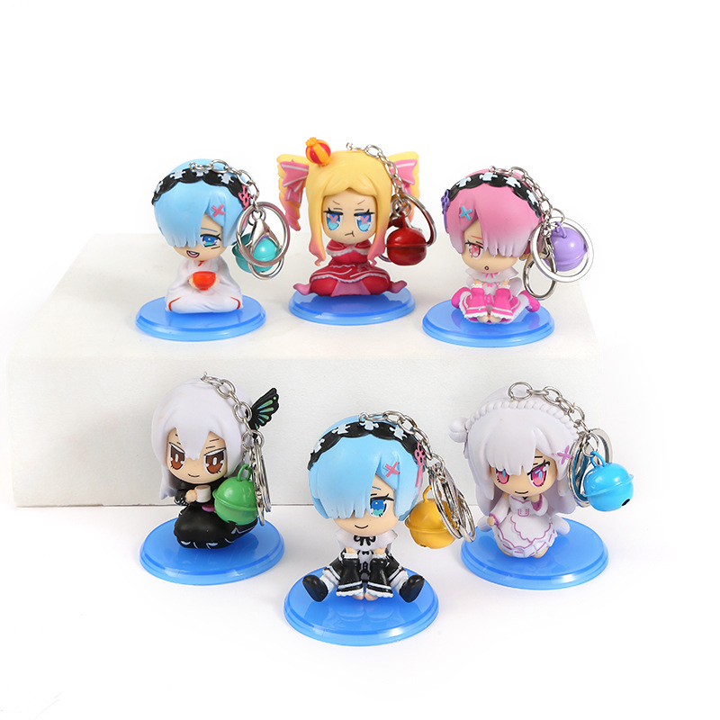 Re Zero Kara Hajimeru Isekai Seikatsu anime Keychain price for a set 7.5cm