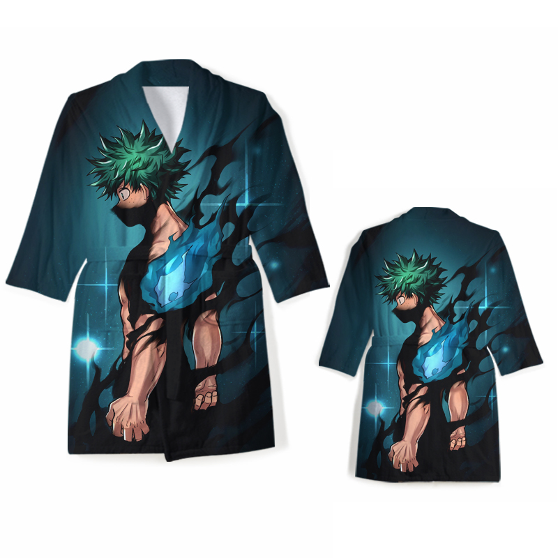 My Hero Academia anime bathrobe