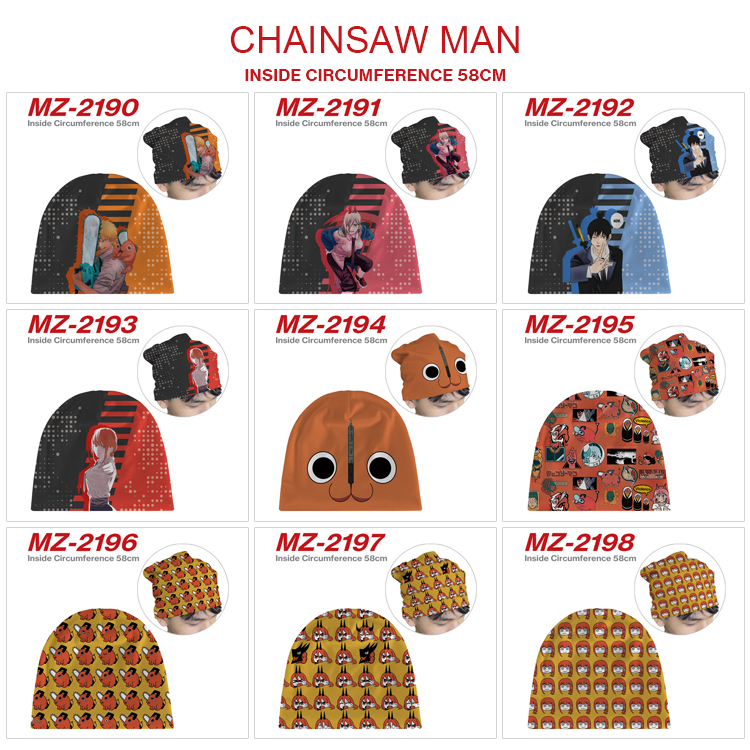 chainsaw man anime hat