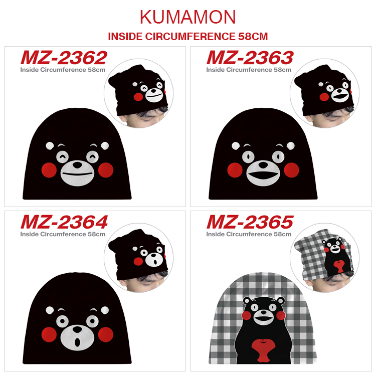 Kumamon anime hat