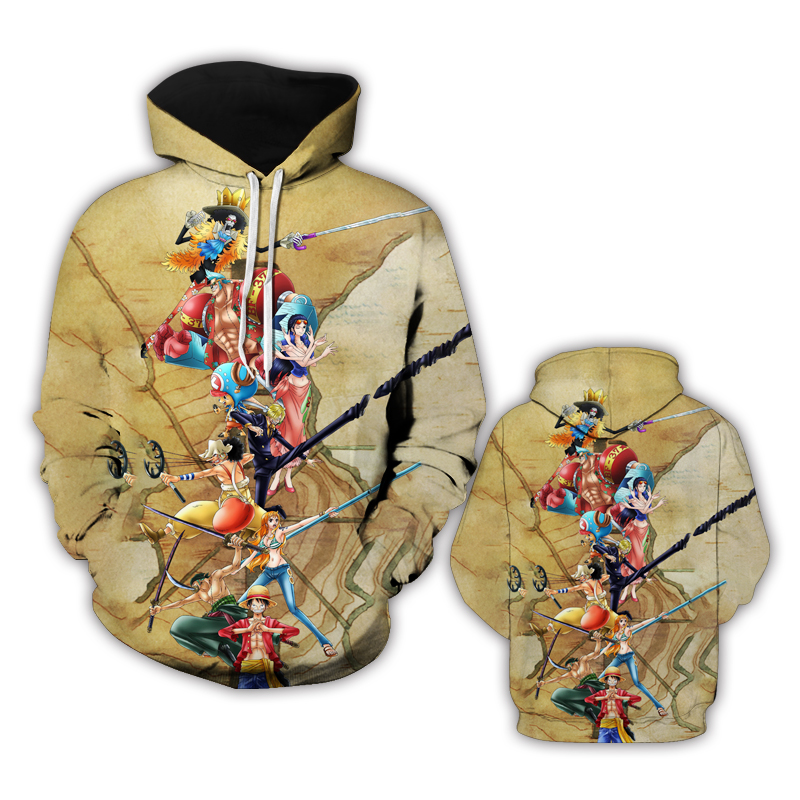 One piece anime hoodie