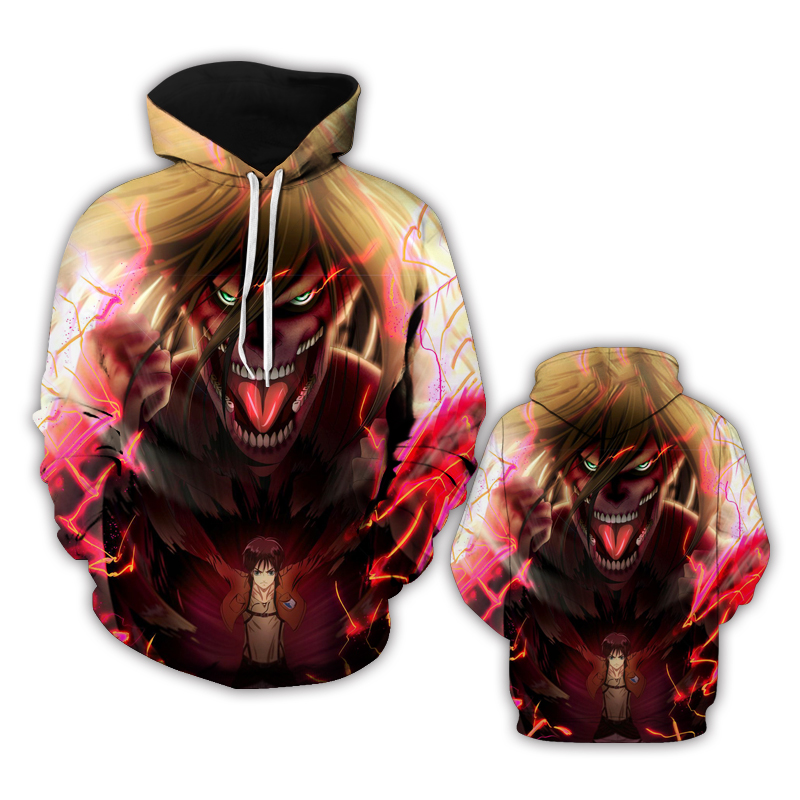 Attack On Titan anime hoodie