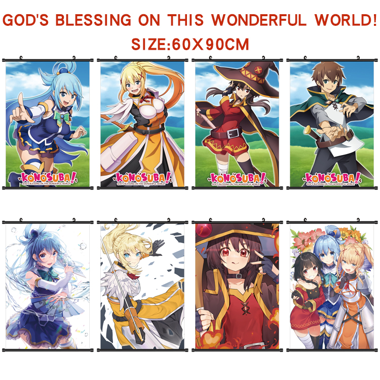 KonoSuba anime wallscroll 60*90cm