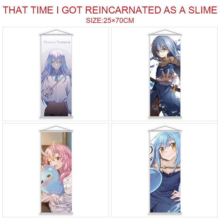 anime wallscroll 25*70cm price for 5 pcs