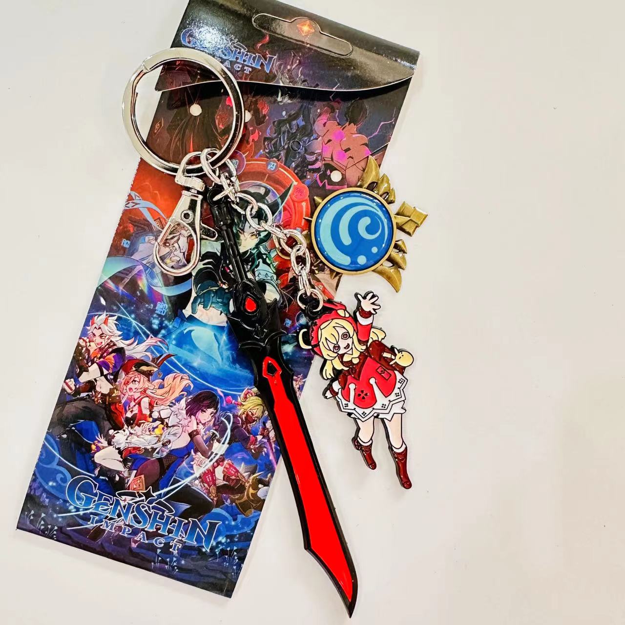 Genshin Impact anime keychain