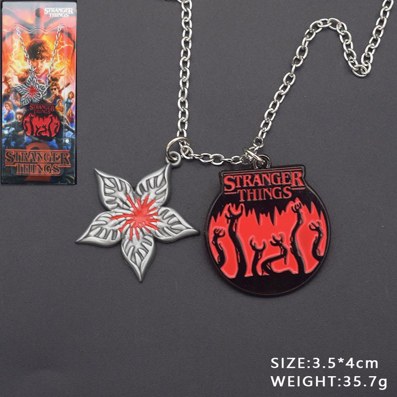 Stranger Things anime Necklace3.5*4cm