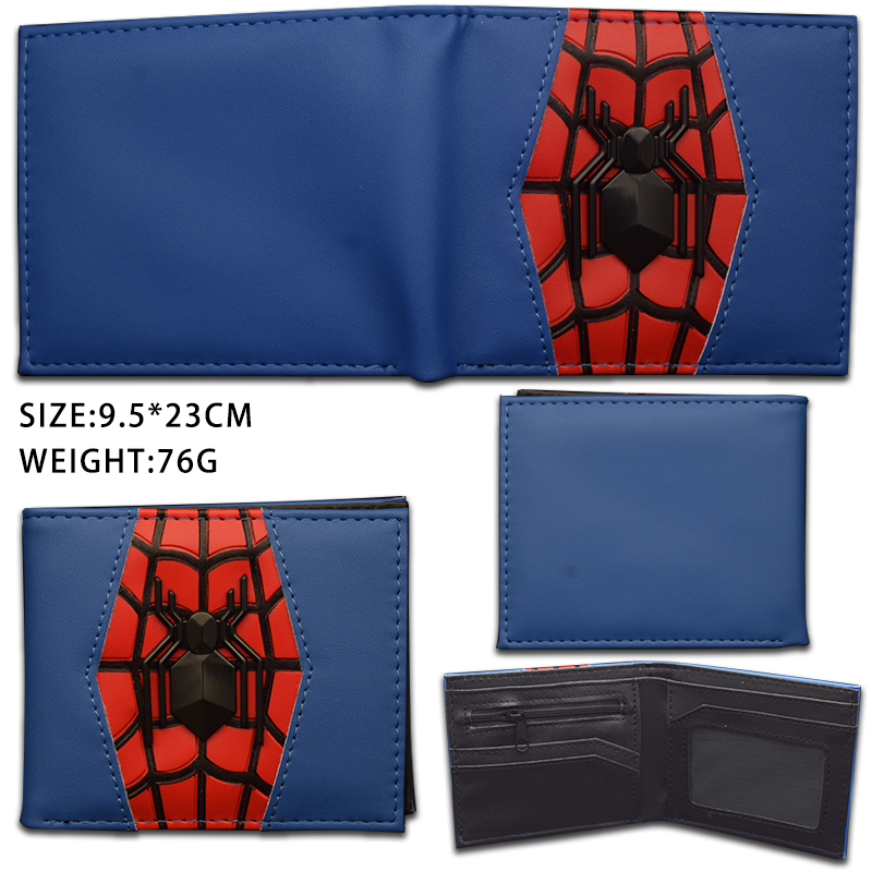 spider man anime wallet 9.5*23cm
