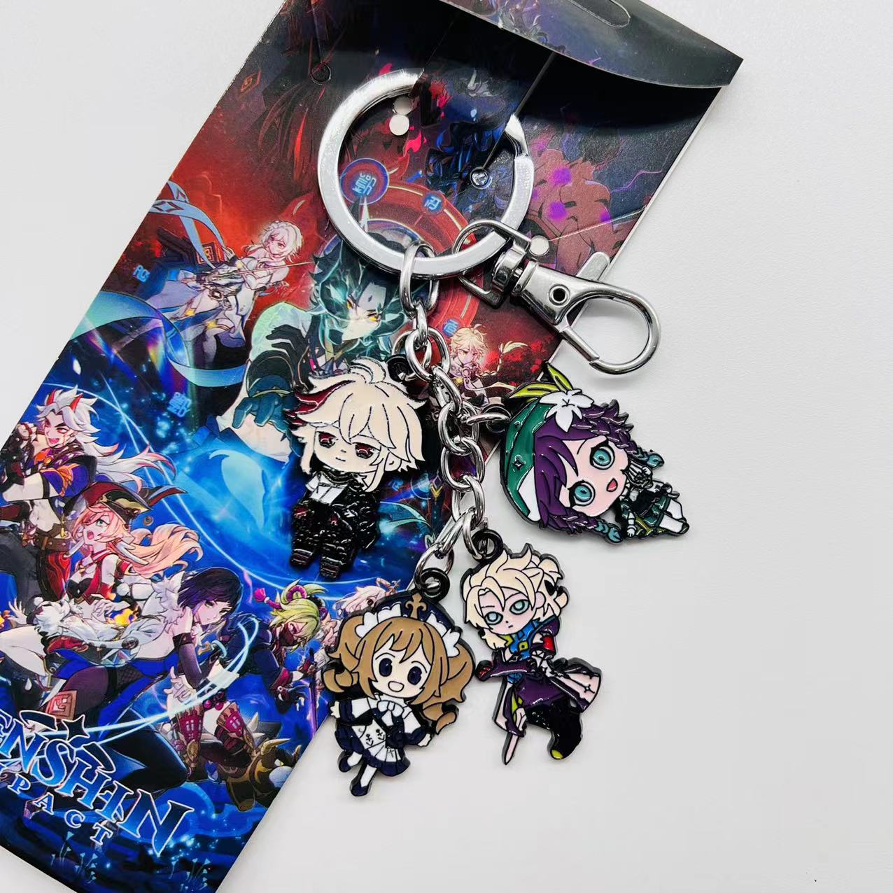 Genshin Impact anime keychain