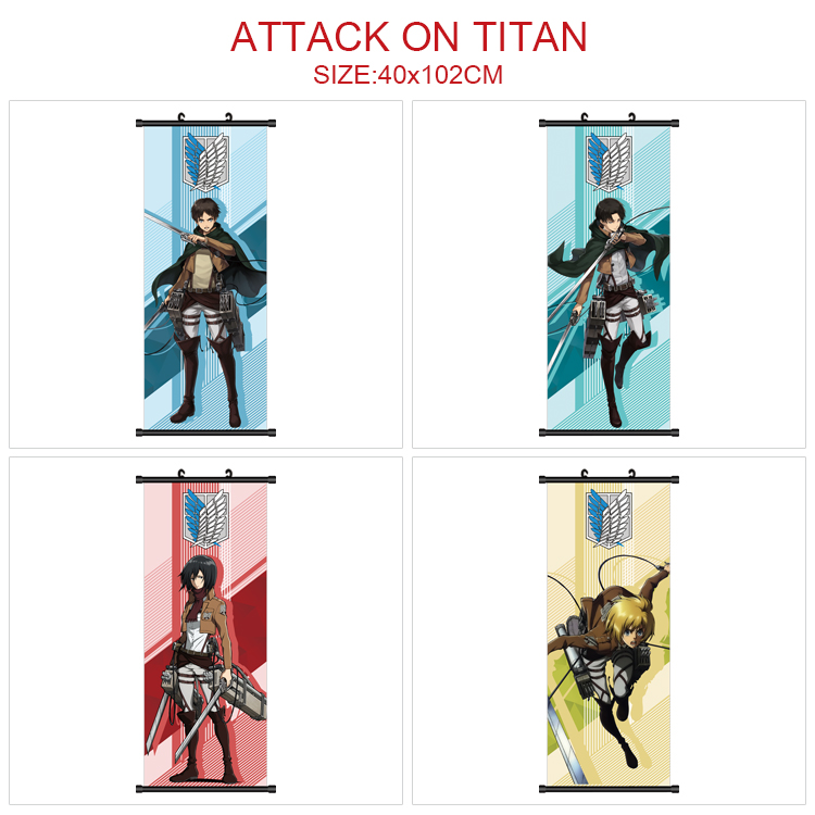 Attack On Titan anime wallscroll 40*120cm