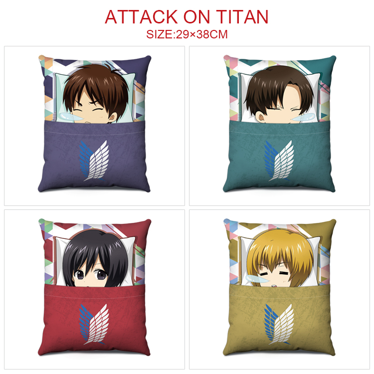 Attack On Titan anime cushion 29*38cm